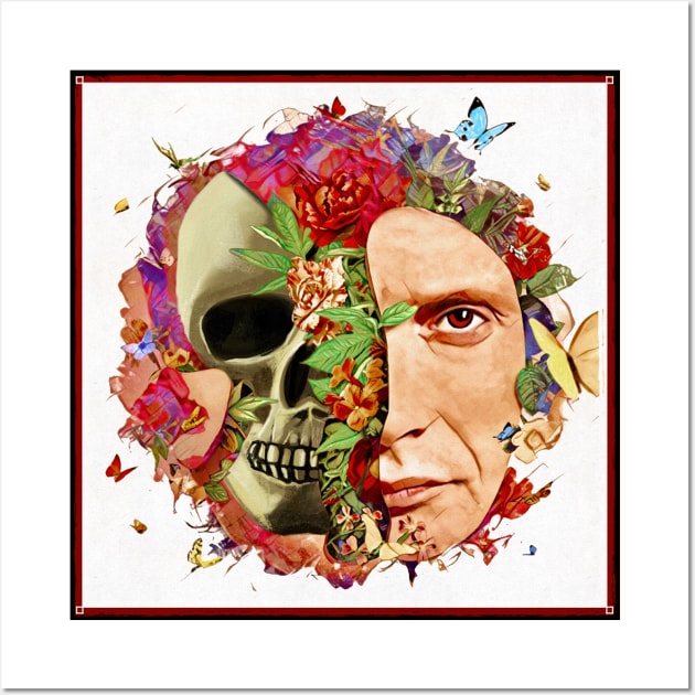 Hannibal - Organic Cannibal Floral Skull Wall Art by OrionLodubyal